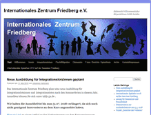 Tablet Screenshot of internationales-zentrum-friedberg.de